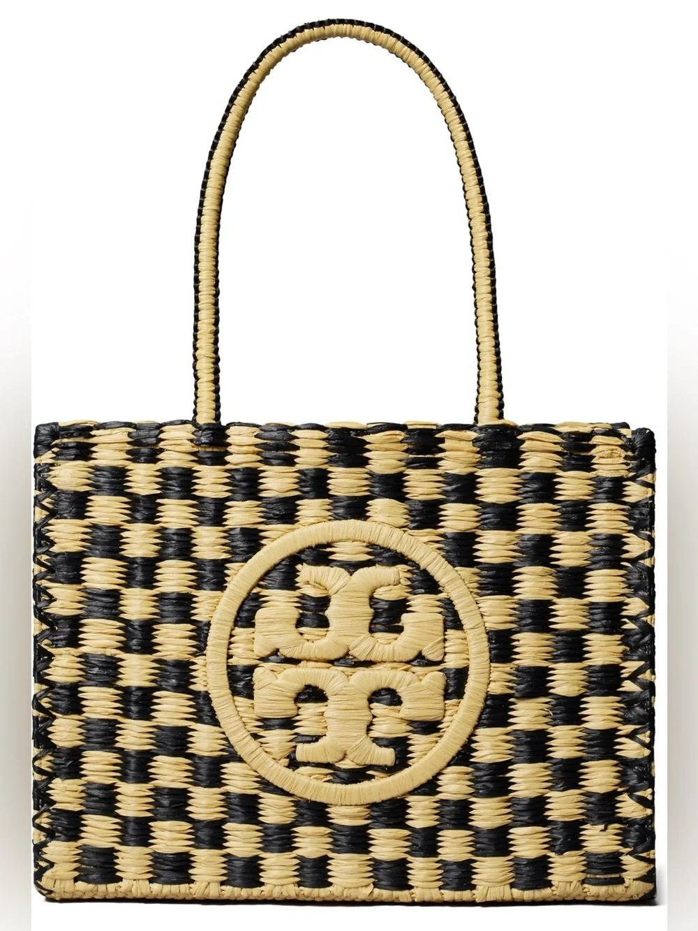 Tory Burch Ella Crocheted Raffia Tote NWT